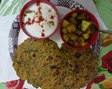 A picture of step 6 of Methi Thepla.
