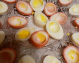 A picture of step 3 of Deviled Eggs on Easter.
