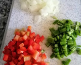 Foto del paso 2 de la receta: Arroz con tirabeques, setas y espinacas