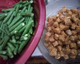 Foto langkah ke 1 dari resep 140. Oseng2 Kacang Panjang & Tempe.