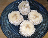 Foto del paso 1 de la receta: Sandwichs de plátano y crema de cacahuate