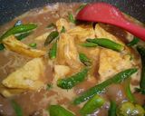 Foto langkah ke 5 dari resep Ase cabe ijo, Lidah sapi plus tahu.