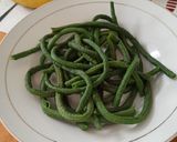 Foto langkah ke 1 dari resep Jukut bejek kacang panjang Bali.