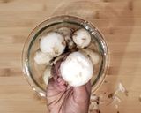 A picture of step 2 of Mushroom Pepper Fry.