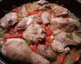 Foto del paso 11 de la receta Estofado de pollo con patatas y olivas amarillas
