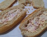 Foto del paso 4 de la receta: Pan relleno con queso crema, jamón, etc