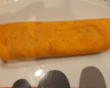 Foto del paso 5 de la receta: Crepes de gazpacho rellenas de jamón Serrano