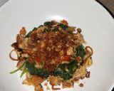 Foto langkah ke 6 dari resep Bayam rebus tempe goreng pedas.