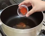 A picture of step 1 of Egg Masala Curry.
