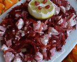 عکس مرحله 1 از دستور سالاد گل کلم، لبو و شلغم خام