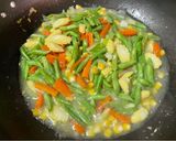 Foto langkah ke 3 dari resep Cah Buncis Wortel Jagung.