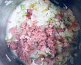Foto del paso 3 de la receta: Guiso de mondongo, porotos y garbanzos