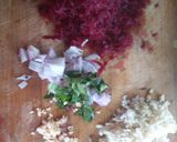 A picture of step 2 of Beetroot and Raw banana cutlet.