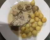 Foto del paso 5 de la receta: Lomo al champiñón con papas noissette