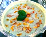 Une image de l'étape 3 de Gaspacho de courgettes au chèvre frais.