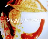 A picture of step 4 of #maggi sandwich.