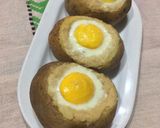 Foto langkah ke 6 dari resep Kentang Panggang Ceplok Telur.
