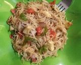 A picture of step 4 of Vegetable Vermicelli.