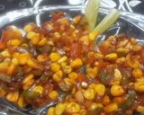 A picture of step 1 of Chatpata masala sweet corn.