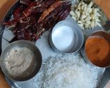A picture of step 1 of Vada Pauv Chutney.