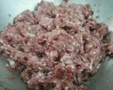A picture of step 1 of Khanom Jeen Nam Ngiao with Seasoned Pork Meatballs.