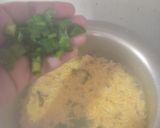 A picture of step 6 of Karhai akni.