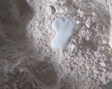 A picture of step 1 of Atta Square Chapo# ThemeChallenge #Coconut Chapati Contest.