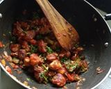 A picture of step 9 of Moms special chilli Gobhi.
