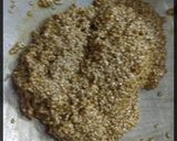 A picture of step 3 of Til chikki.