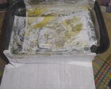 A picture of step 7 of Galaktoboureko.