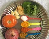 A picture of step 1 of Mushroom curry.