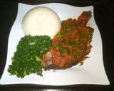 A picture of step 5 of Wet fried tilapia fish.