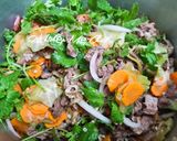 Hình bước làm 4 của món Gỏi bò bóp thấu