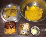 A picture of step 1 of Pumpkin (payasa) halwa.