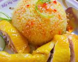 Hình bước làm 10 của món Cơm gà Hải Nam
