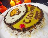 A picture of step 9 of Custard coconut cake.