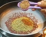 A picture of step 2 of Green chilli pickle.