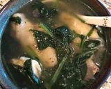 A picture of step 2 of Bass Fish and Spinach Soup.
