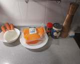 Foto del paso 1 de la receta: Crema de calabaza, zanahoria, coco y curry