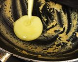 A picture of step 3 of Asoka Halwa / Moong Dal halwa.