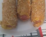 Foto del paso 7 de la receta: Salchichas envueltas en fiambre y apanadas!