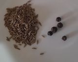 A picture of step 2 of Kokam chutney.