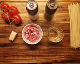 Une image de l'étape 1 de Pâtes à l'Amatricienne 