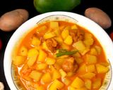 ডালের বড়ি দিয়ে পেঁপের তরকারি রেসিপির ধাপ 2 ছবি