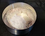 A picture of step 3 of Biscoff strawberry cheese cake in glass.