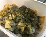 Une image de l'étape 6 de Crevettes black tiger à l'ananas, coriandre et citron.