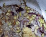 A picture of step 2 of Foxtail millet & Green Peas Tehri.