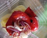 Foto del paso 3 de la receta: Crema de papa y pimiento rojo 🥔🍅