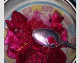Foto langkah ke 1 dari resep Bolu air buah naga no oven.