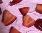 A picture of step 6 of Jhat pat Strawberry cheese cream dessert Ramdan special.
